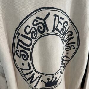 •NWT• STÜSSY BUANA PIGMENT DYED KHAKI CREWNECK • XXL
